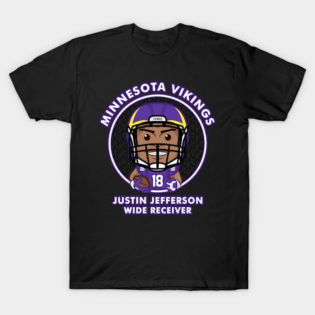 Justin Jefferson T-Shirt by Mudahan Muncul 2022